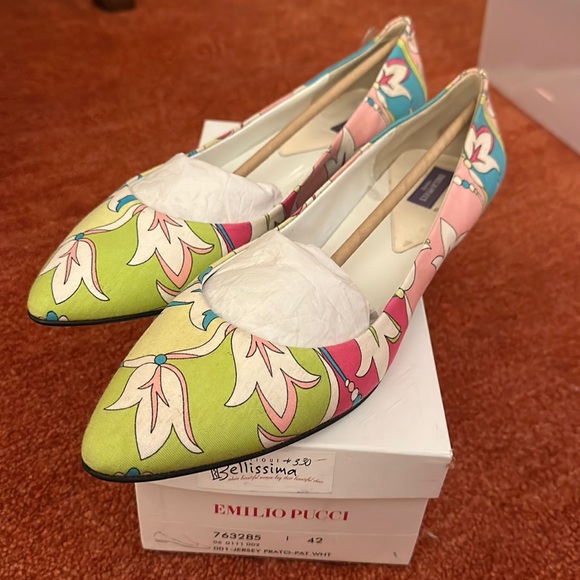 Emilio Pucci Shoes - NIB EMILIO PUCCI JERSEY PRATO FLATS